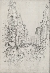 セント ダンスタンズ、フリート ストリート、1903 年。