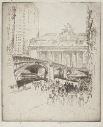 ニューヨークのグランドセントラルへのアプローチ