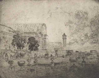 水晶宮、1905 年。