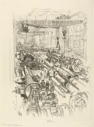 イギリス戦争シリーズ：W.441。ガンショップ、1916