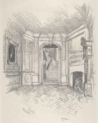 The Hall, Stenton, 1912年。