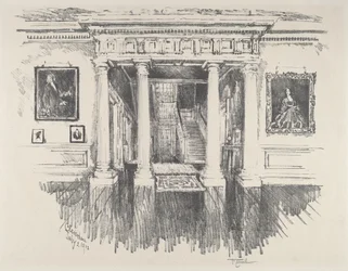 クライヴデンのホール（1912年）。