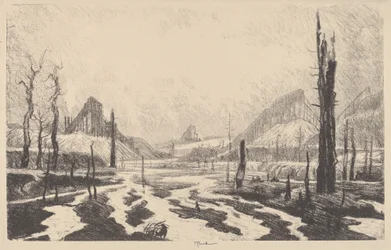 1910年、荒廃の谷。