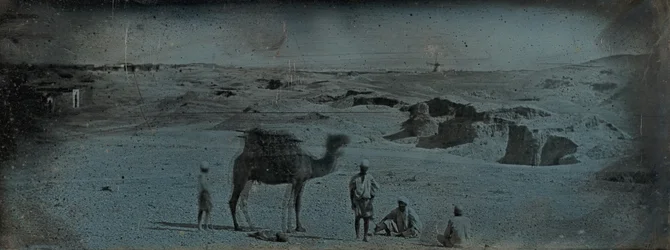 アレクサンドリア近郊の砂漠、1842年。