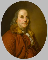 ベンジャミン・フランクリン（1706-1790）、1779年頃