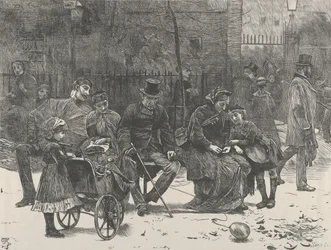 セント ジェームズ パークの座席、1870 年。