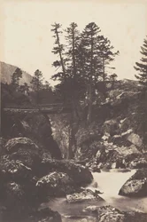 コートレ、スペイン橋、1853 年。