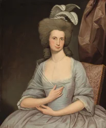 エリザベス・スティーブンス・カール、c。 17831784。