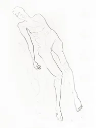 穏やかなヌード画