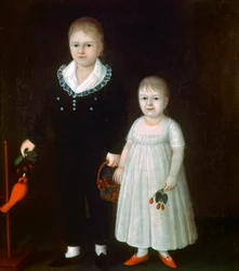 エドワードとサララッター、c1805
