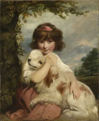少女とその犬