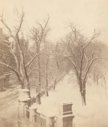 ボストンコモンの雪景色