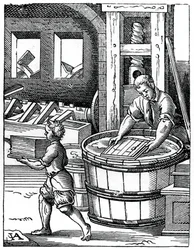 製紙業者、16世紀、1870