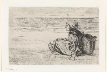 海辺の少女