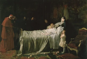 ドン・アルフォンソ12世の死（1857-85）（最後の接吻）1887