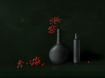 現代的なベリーの静物画