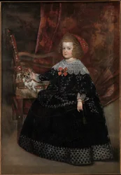 María Teresa (1638-83), Espanjan lapsi, n. 1645 (öljy kankaalle)