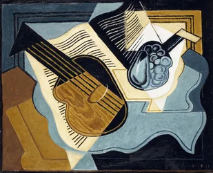 ギターとフルーツボウル、1921