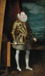 スペインのフィリップ3世 - スペイン・ポルトガル王フィリップ3世（1578-1621）の肖像 by パントハ・デ・ラ・クルス、フアン（1553-1608