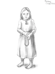 アングロ・サクソンの少女、5～10世紀、c1990～2010年