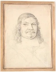 ホルシュタイン＝ゴットルプ首相ヨハン・アドルフ・キールマン・フォン・キールマンゼック (1612-1676) の肖像。 胸像右向き