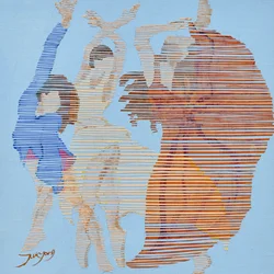 流れるようなダンスのポーズ