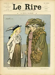 Le Lire』誌の表紙を飾るAbel Faivre（1867-1945）のイラスト