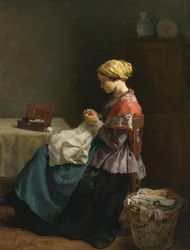 ジュール・ブルトン、1868年 - 小さな洋服屋