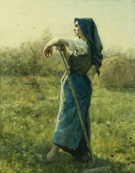収穫機、1892