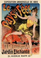 料金の土地ポスター、1889