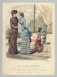 Milliner、Dressmaker、Dr ...のために明示的に設計および準備された最新のファッション、1880-82。