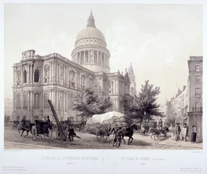 セント・ポール大聖堂（ロンドン）1855年頃
