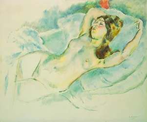 ヌードの女性のリクライニング;裸の女性のリクライニング、1920-1925