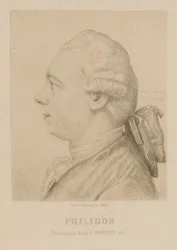 フランソワ・アンドレ・ダニカン・フィリドールの肖像 1726-1795。