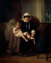 朝のトイレ、1854
