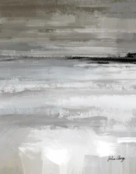 淡い地平線の風景
