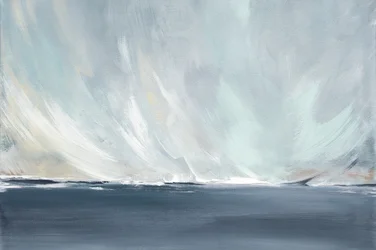 渦巻く波が織りなす穏やかな海景