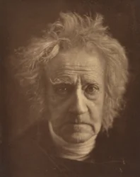Sir John Herschel, 1875年。