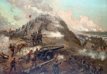 フォートフィッシャーのキャプチャ、パブ。 1887