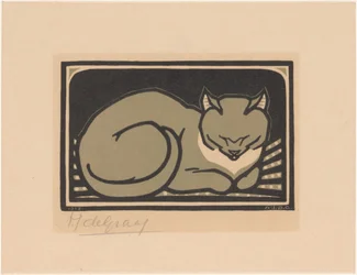 眠る猫