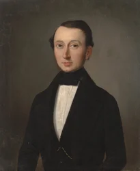 クレオール紳士の肖像、c.1835-37（キャンバスに油彩）