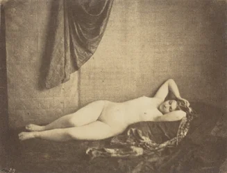 自然を模したヌード」1854年（写真