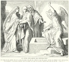 天使が復活を告げる（エングレービング