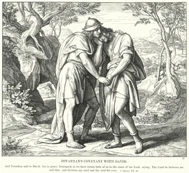 ジョナサンとダビデの契約(エングレービング)