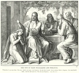 マグダラのマリアの罪が赦されたこと（彫刻