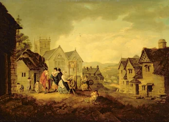 ランゴレン（キャンバスに油彩）