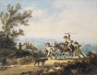 反抗的なロバ、1798
