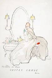 Gustav Lohse, Berlin, from Styl, pub 1922」の広告（ポショワールプリント