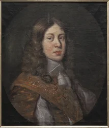 Frederic de Holstein Gottorp - Ovens, Juergen (1623-1678)によるホルスタイン-ゴットルプの王位継承者フレデリック(1635-1654)の肖像。油彩・キャンバス、17世紀前半。寸法：70x60cm。ストックホルム国立博物館