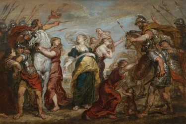 ローマ人とサビニ人の和解、c。 1655-1656。